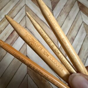 Clover Takumi Bamboo Knitting Needles Set